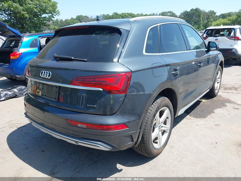 Vin: wa1aaafy7m2056039, lot: 45986223, audi q5 premium 45 tfsi quattro s tronic 20214