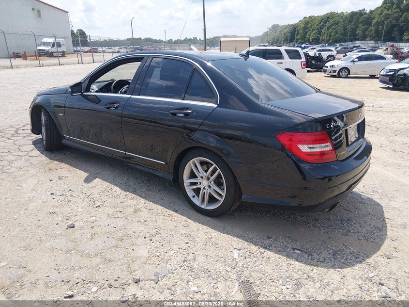 2012 MERCEDES-BENZ C 250 auction photo 3