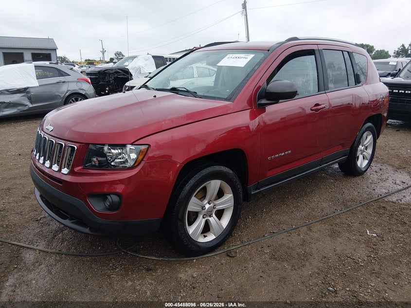 Vin: 1c4njdbb0gd746573, lot: 45986293, jeep compass sport 20162
