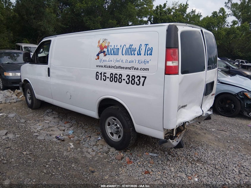 Vin: 1gtw7aff6h1907820, lot: 45986308, gmc savana 2500 work van 20173