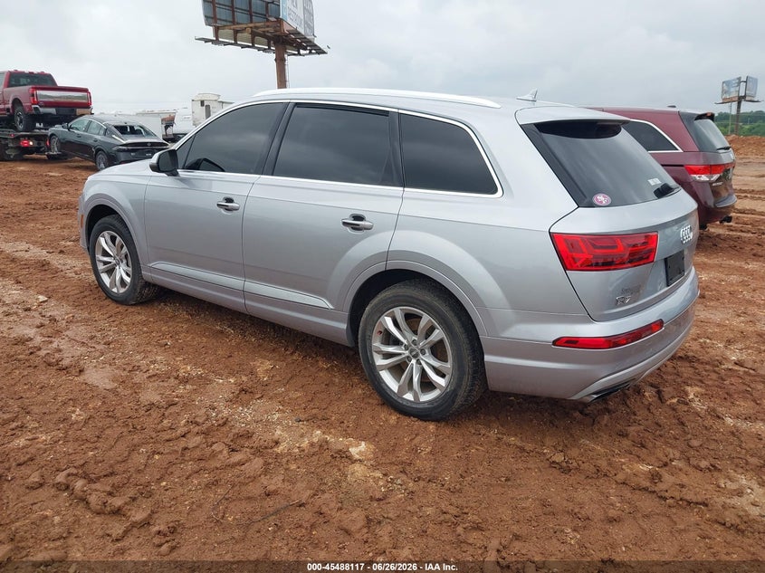 Vin: wa1laaf70hd043076, lot: 45986314, audi q7 3.0t premium 20173