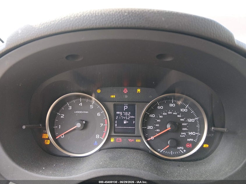SUBARU XV CROSSTREK 2014 VIN JF2GPAKC8E8306039