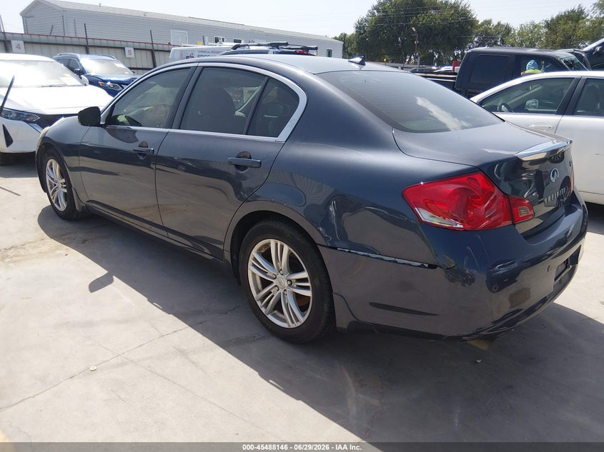 Vin: jn1cv6ap7dm716800, lot: 45986343, infiniti g37 journey 20133