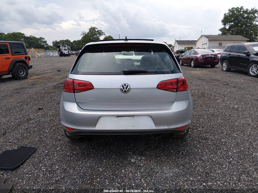2016 Volkswagen Golf Gti Se 4-Door VIN: 3VW4T7AU1GM033449 Lot: 45488148