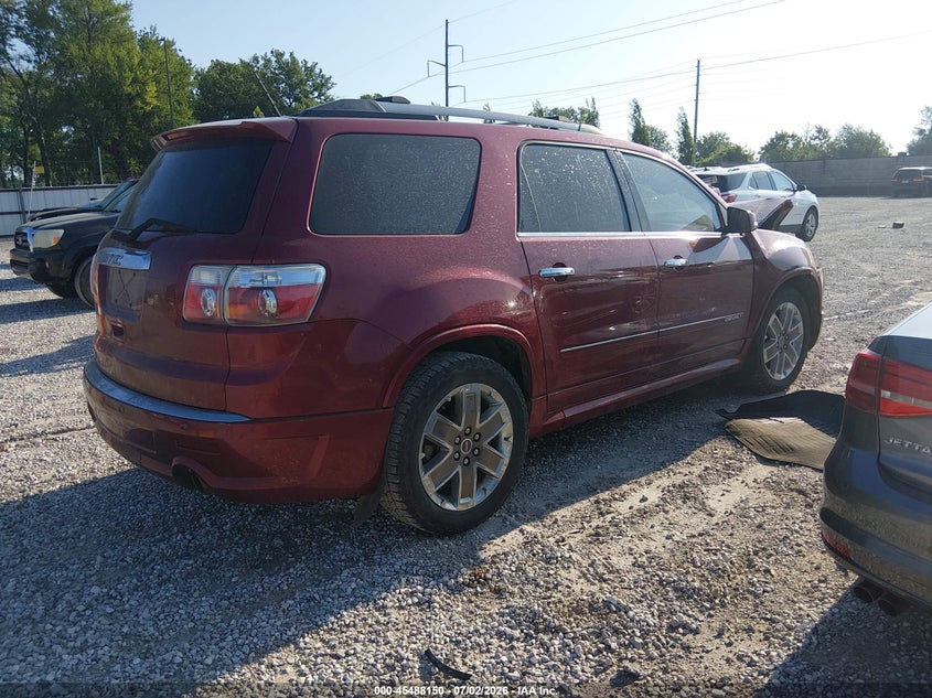 Vin: 1gkkvtedxbj243291, lot: 45986347, gmc acadia denali 20114