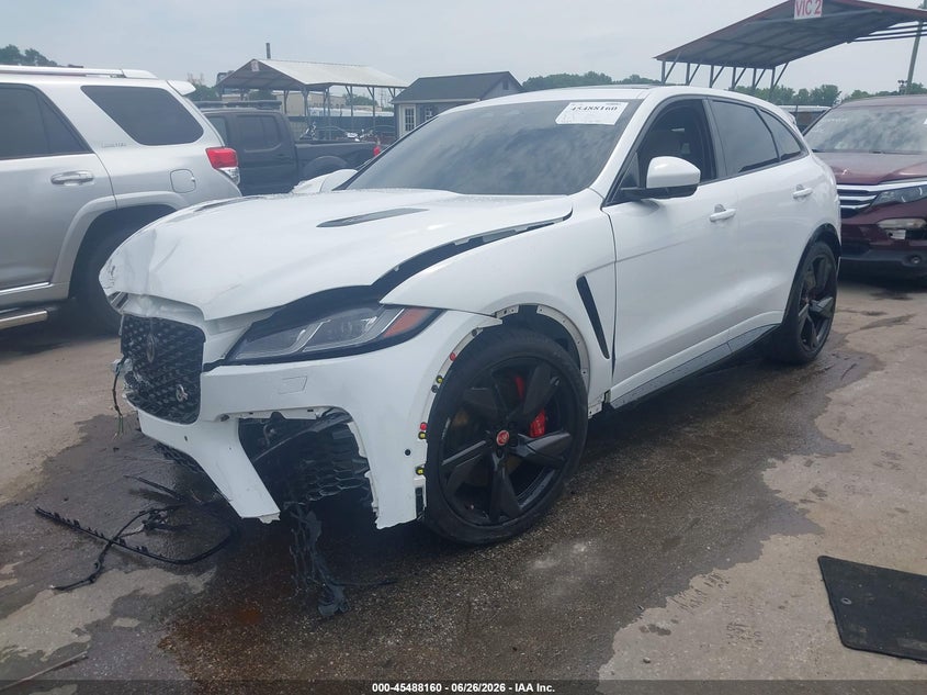 Vin: sadcz2ee5na702095, lot: 45986357, jaguar f-pace svr p550 awd automatic 20222