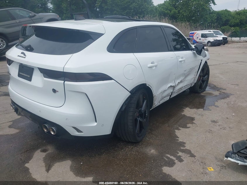 Vin: sadcz2ee5na702095, lot: 45986357, jaguar f-pace svr p550 awd automatic 20224