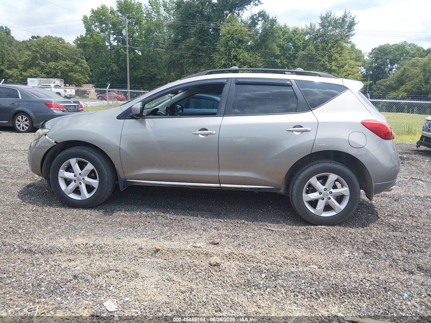 NISSAN MURANO 2009 VIN JN8AZ18U69W105454