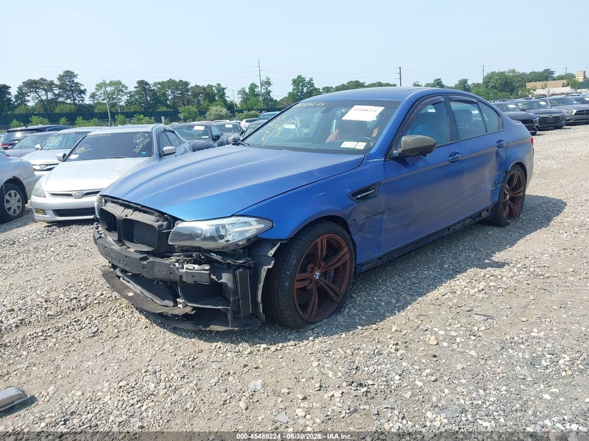 Vin: wbsfv9c51ed593867, lot: 45986421, bmw m5 20142