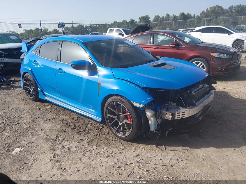 Vin: shhfk8g73mu205534, lot: 45986467, honda civic type r touring 20211