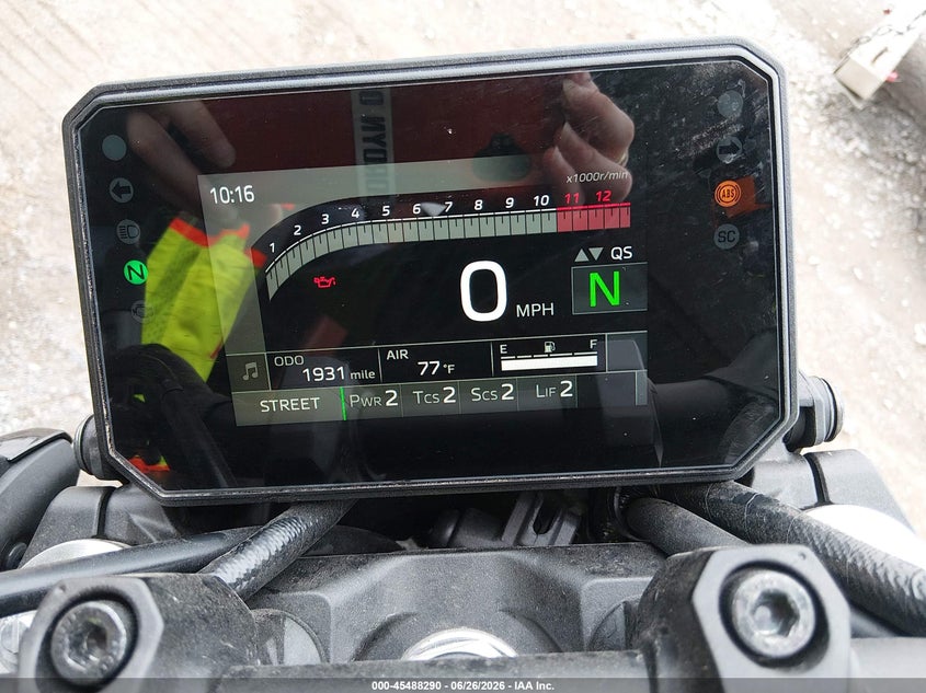 2024 Yamaha Mt09 VIN: JYARN94E3RA001732 Lot: 45488290