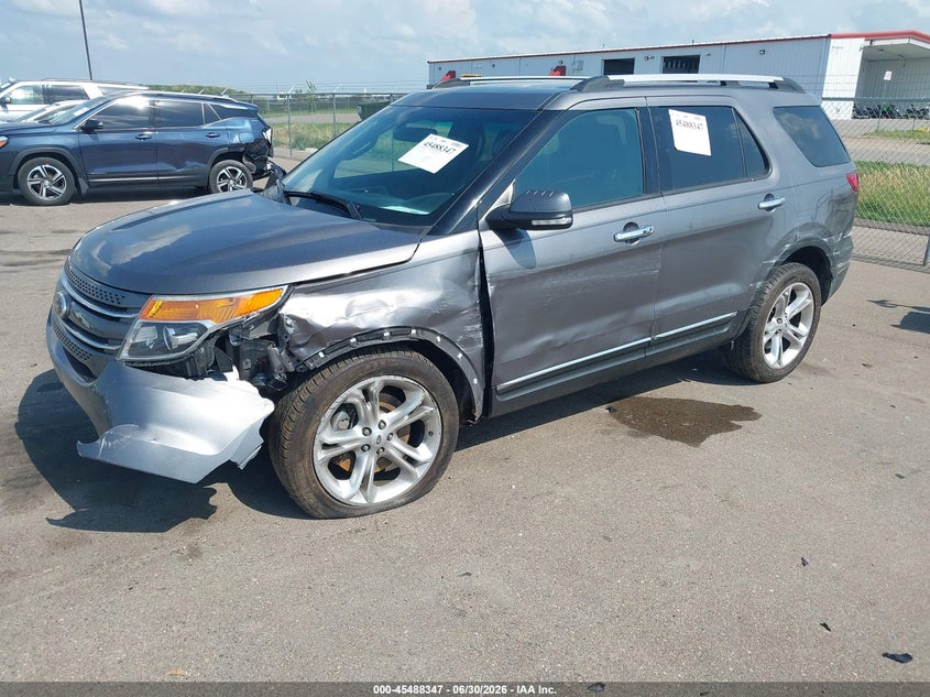 2014 Ford Explorer, Левый бок, IAAI, VIN 1FM5K8F8XEGB50106 — фото 2