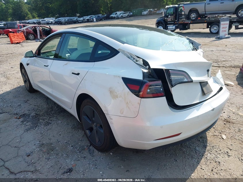 Vin: 5yj3e1ea3mf995080, lot: 45986560, tesla model 3 standard range plus rear-wheel drive 20213