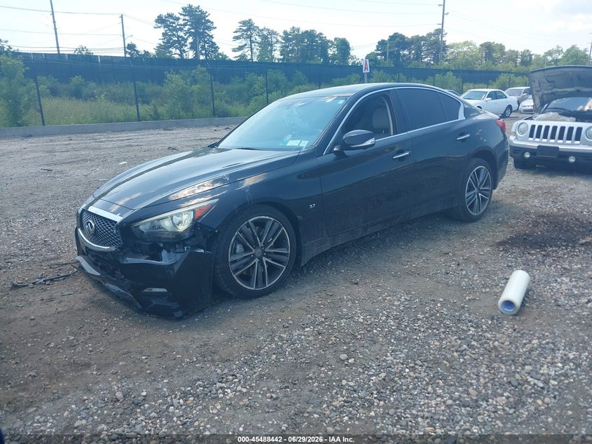 2015 Infiniti Q50, Удар спереду, IAAI, VIN JN1BV7AR2FM393911 — фото 2