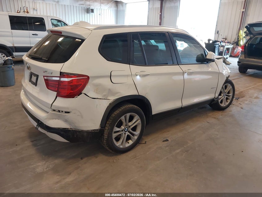 Vin: 5uxwx7c55h0s19374, lot: 45986669, bmw x3 xdrive35i 20174