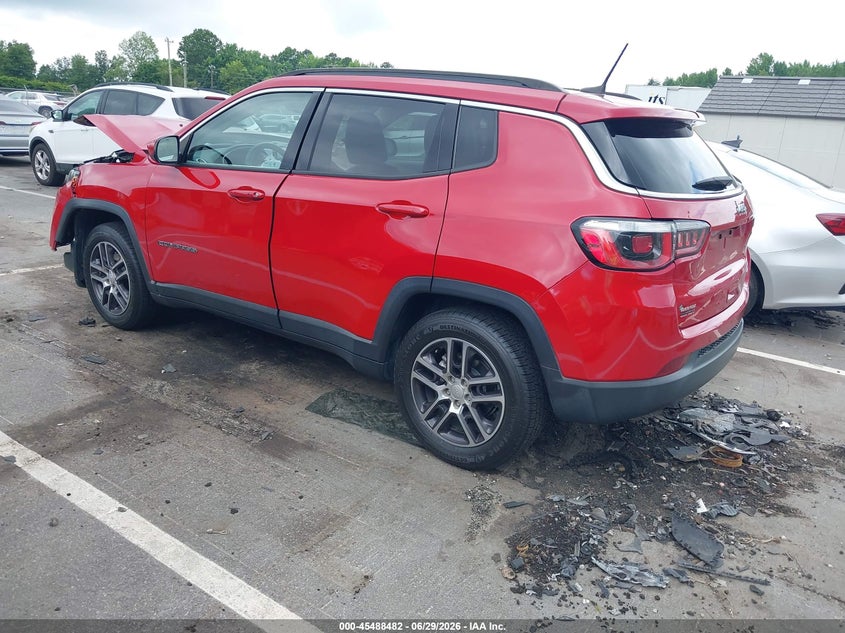 Vin: 3c4njcbb9jt503419, lot: 45986679, jeep compass sun and wheel fwd 20183