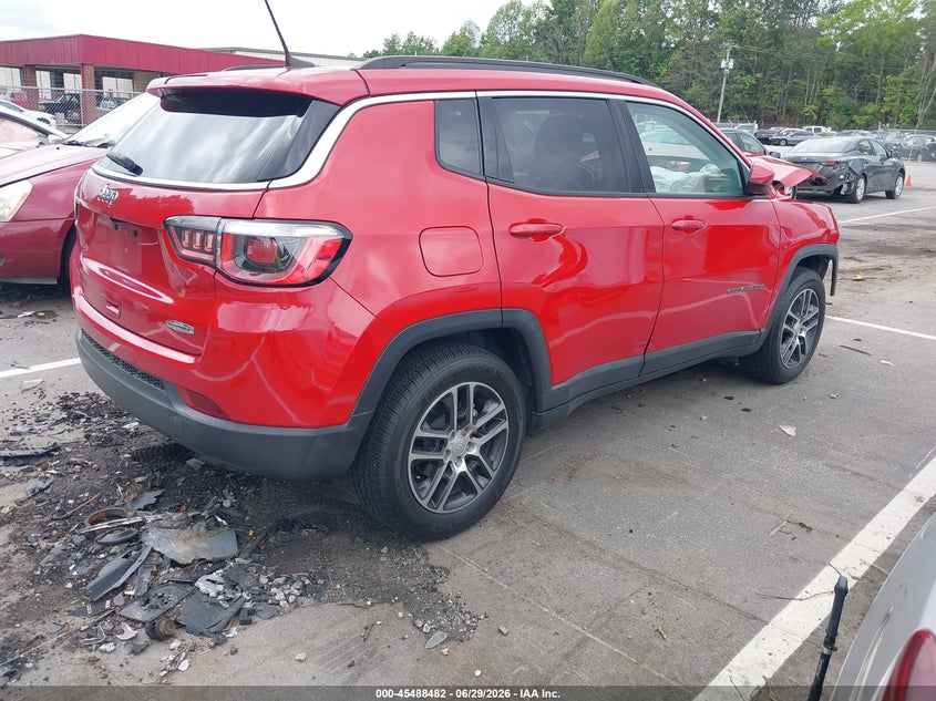 Vin: 3c4njcbb9jt503419, lot: 45986679, jeep compass sun and wheel fwd 20184