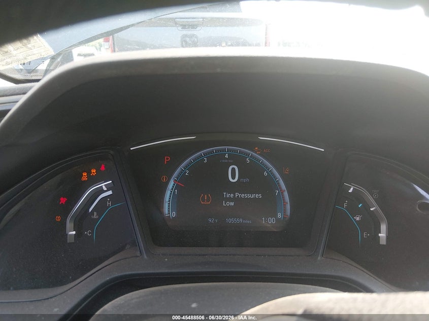 HONDA CIVIC 2019 VIN 2HGFC2F61KH561722