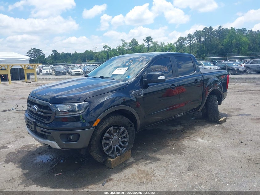 2019 Ford Ranger, Левый бок, IAAI, VIN 1FTER4FH5KLA54024 — фото 2