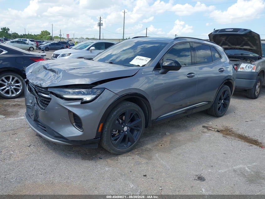Vin: lrbfznr47md087332, lot: 45986768, buick envision fwd essence 20212