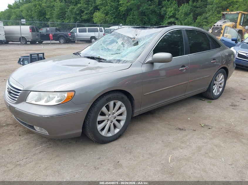 2009 HYUNDAI AZERA SEDAN 3.3L V-6 DOHC, VVT, 234HP