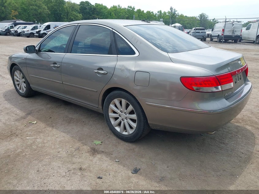 2009 HYUNDAI AZERA SEDAN 3.3L V-6 DOHC, VVT, 234HP
