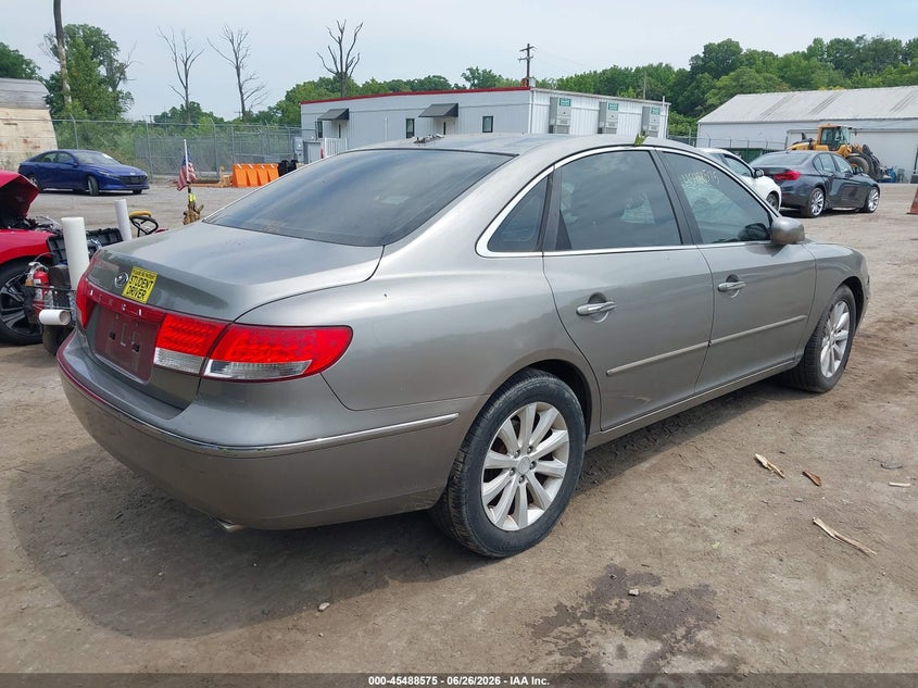 2009 HYUNDAI AZERA SEDAN 3.3L V-6 DOHC, VVT, 234HP