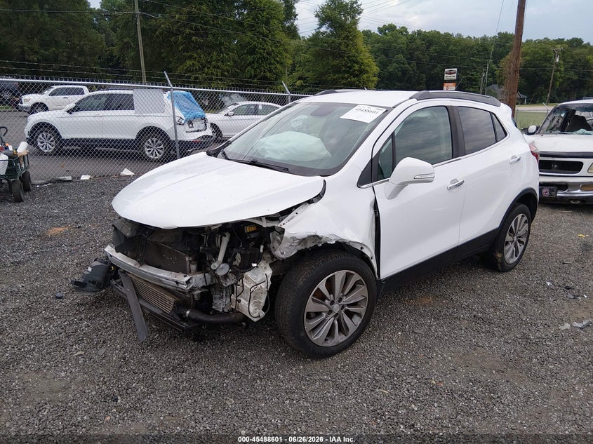 Vin: kl4cjasb4kb770413, lot: 45986798, buick encore fwd preferred 20192