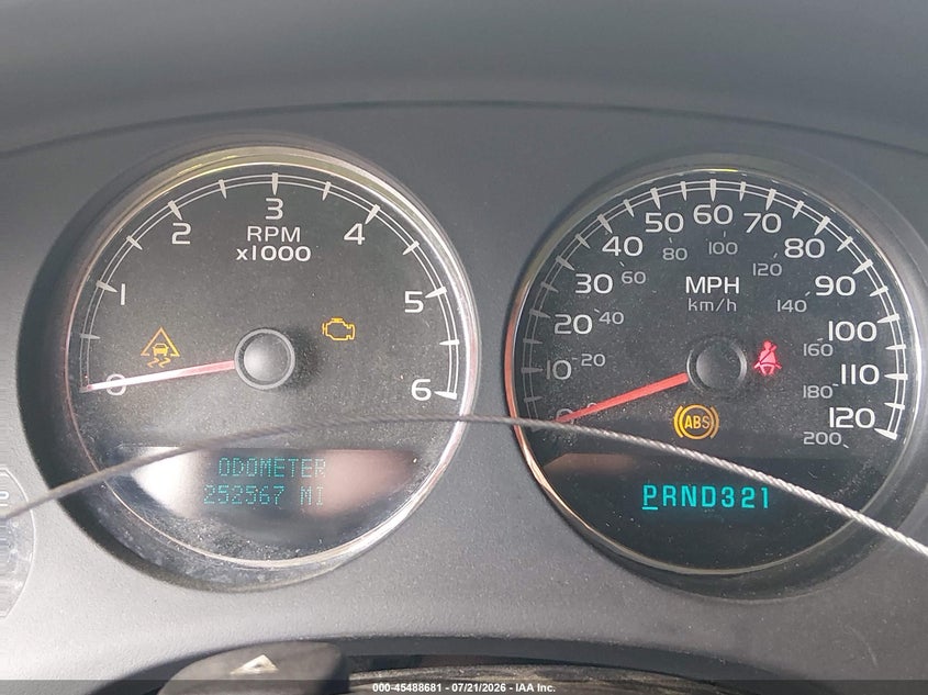 2007 CHEVROLET AVALANCHE TRUCK 5.3L V-8 310HP
