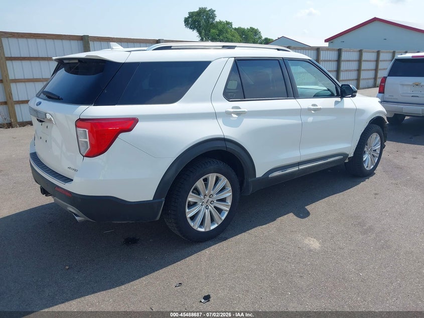 Vin: 1fmsk8fh7ngb28101, lot: 45986884, ford explorer limited 20224