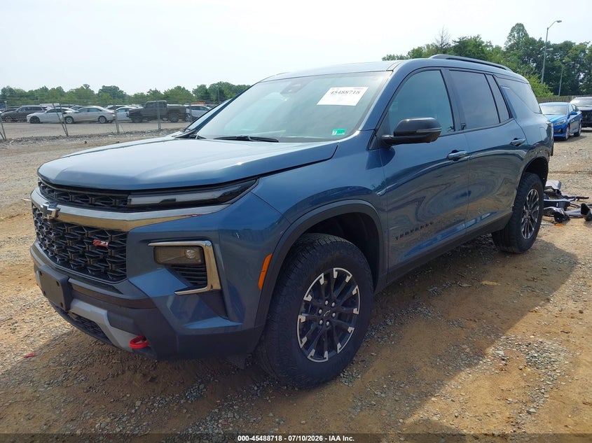 2025 Chevrolet Traverse Awd Z71, Удар сзади, IAAI, VIN 1GNEVJRS6SJ304343 — фото 2