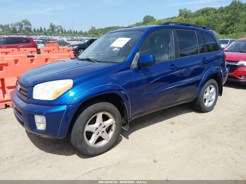 2002 TOYOTA RAV 4 SPORT UTILITY VEHICLE 2.0L I-4 DOHC, VVT, 148HP