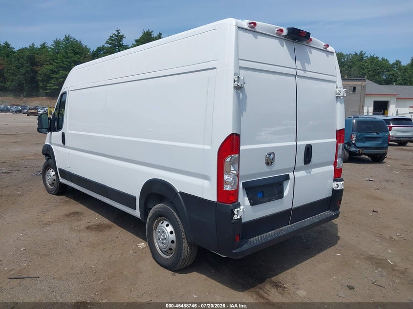 Vin: 3c6lrvdg9pe590103, lot: 45986943, ram promaster 2500 high roof 159 wb 20233