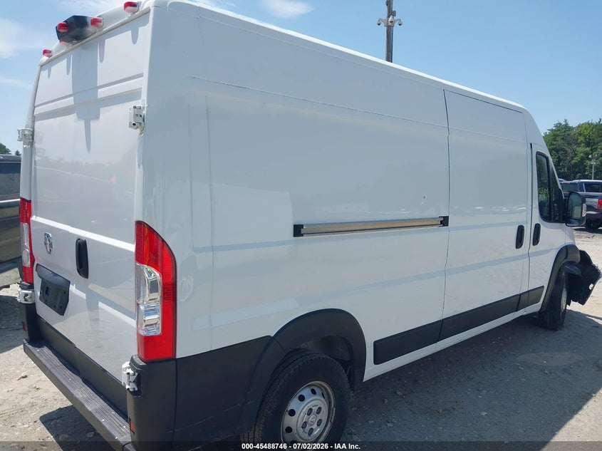 Vin: 3c6lrvdg9pe590103, lot: 45986943, ram promaster 2500 high roof 159 wb 20234