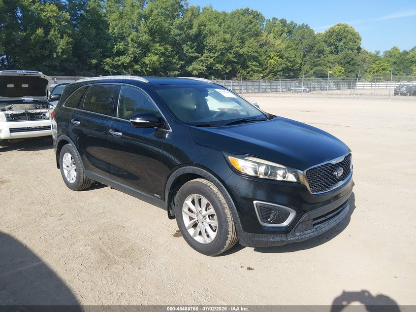 Vin: 5xypgda30gg010364, lot: 45986965, kia sorento 2.4l lx 20161