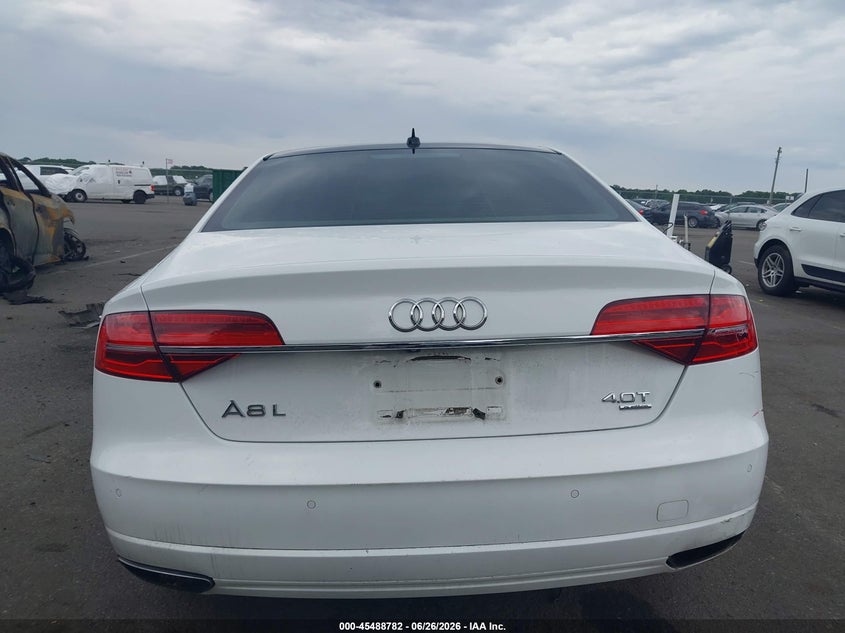 2016 Audi A8 L 4.0T Sport VIN: WAU43AFD0GN010014 Lot: 45488782