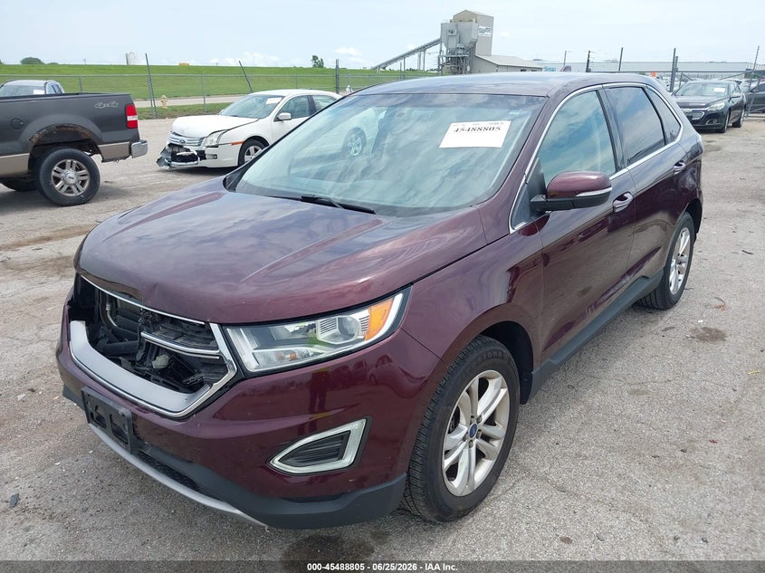 Vin: 2fmpk3k96jbb36909, lot: 45987002, ford edge titanium 20182