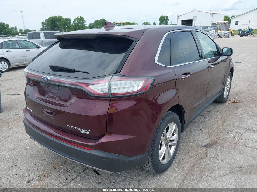Vin: 2fmpk3k96jbb36909, lot: 45987002, ford edge titanium 20184