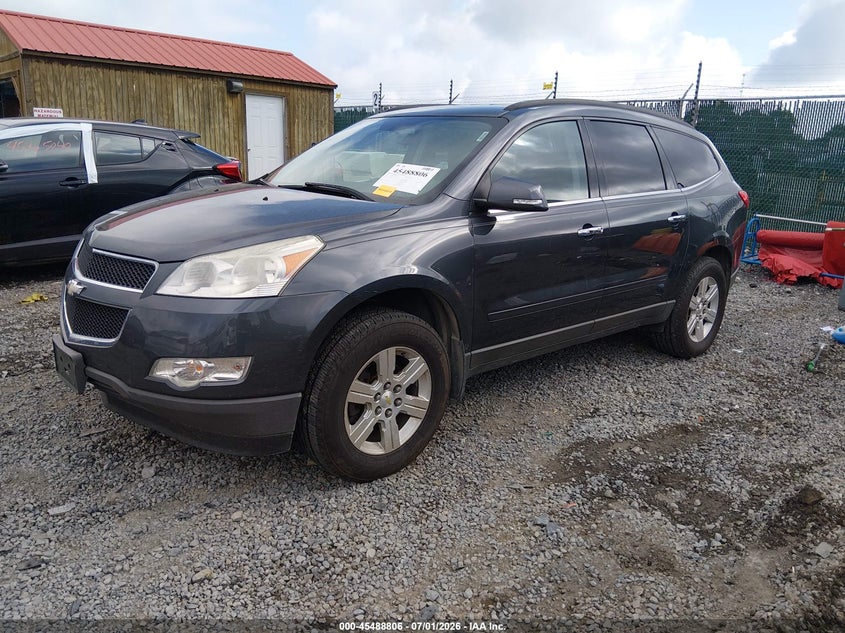Vin: 1gnkvged1cj351052, lot: 45987003, chevrolet traverse lt w/1lt 20122