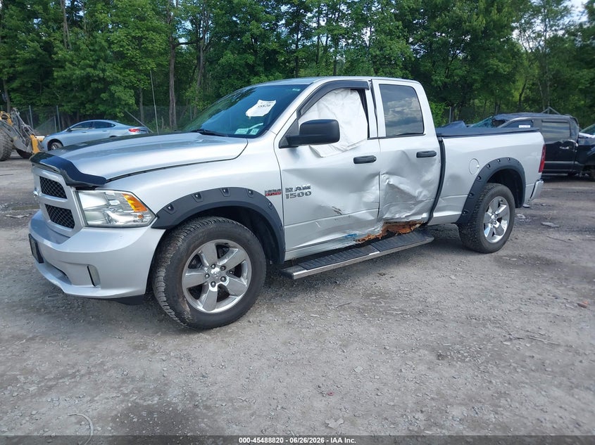 Vin: 1c6rr7ft4js302198, lot: 45987017, ram 1500 express  4x4 6'4 box 20182