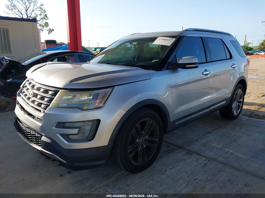 Vin: 1fm5k7fh9ggc38996, lot: 45987050, ford explorer limited 20162