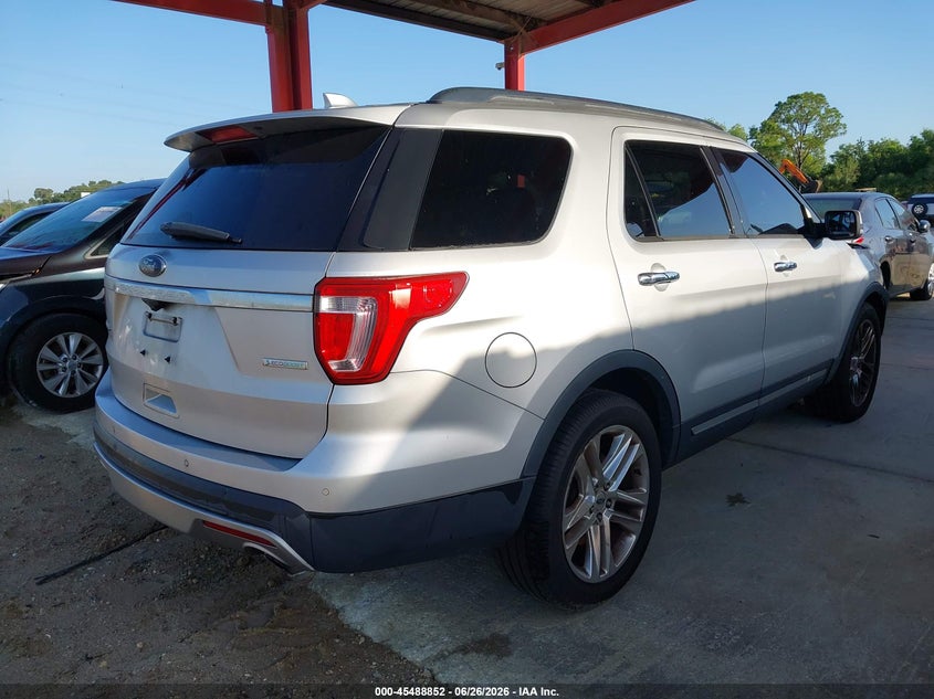 Vin: 1fm5k7fh9ggc38996, lot: 45987050, ford explorer limited 20164