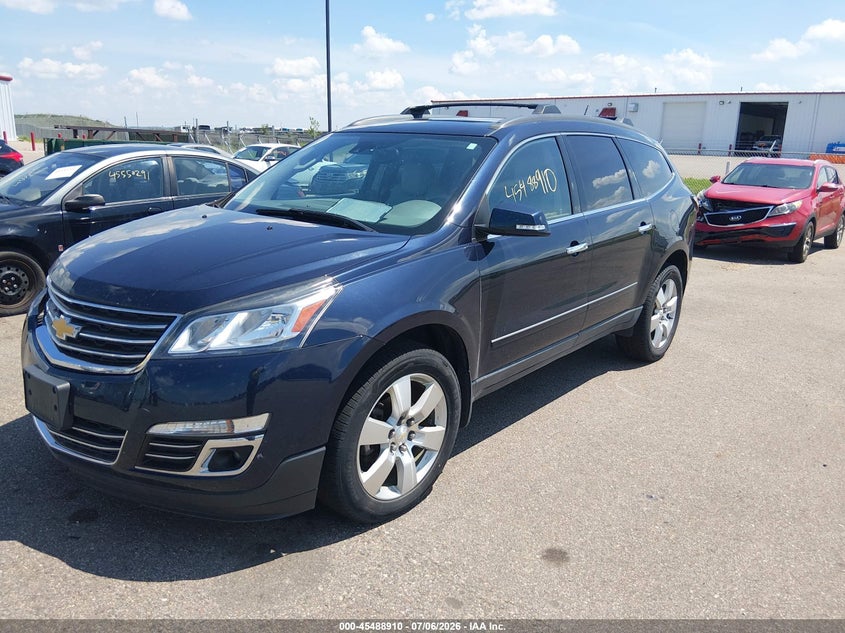 2015 Chevrolet Traverse, Удар спереди, IAAI, VIN 1GNKVJKD3FJ346425 — фото 2