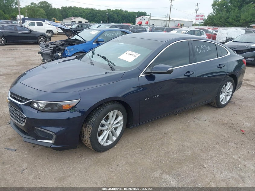 2018 Chevrolet Malibu, Затоплення, IAAI, VIN 1G1ZD5ST7JF230688 — фото 2