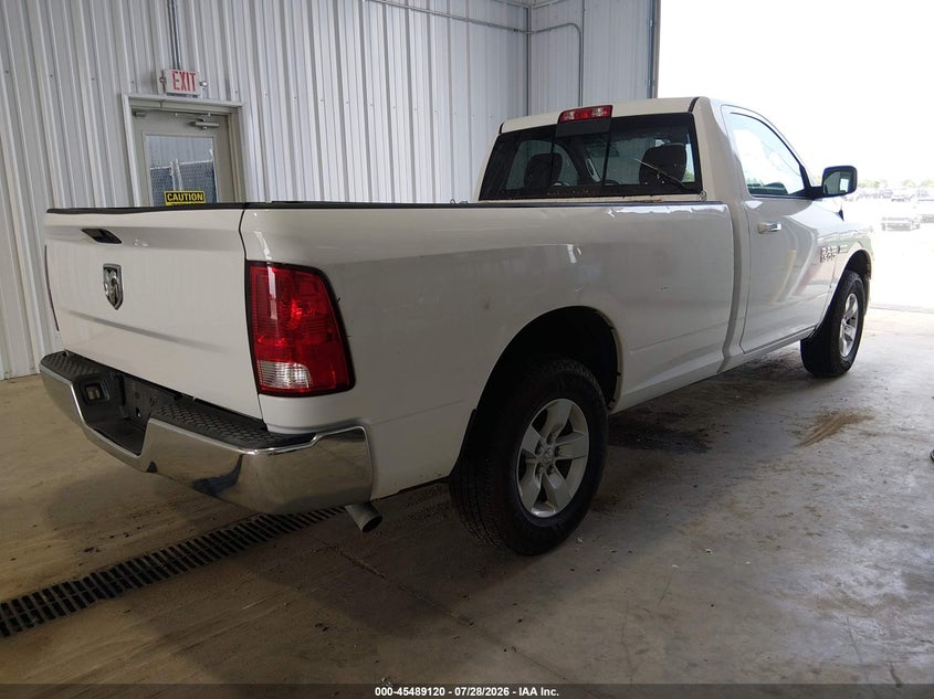 Vin: 3c6jr7et7jg298752, lot: 45987317, ram 1500 slt  4x4 8' box 20184