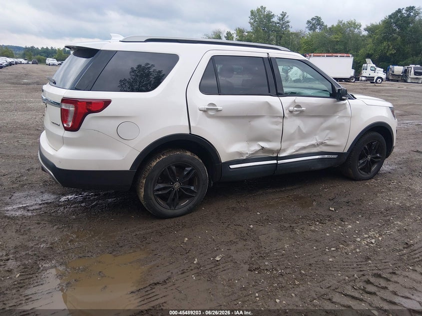 Vin: 1fm5k8dh7ggc69205, lot: 45987400, ford explorer xlt 20164
