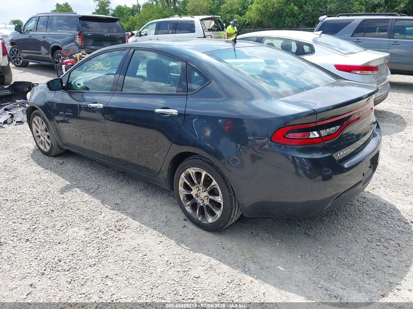 Vin: 1c3cdfcb8ed675245, lot: 45987410, dodge dart limited 20143