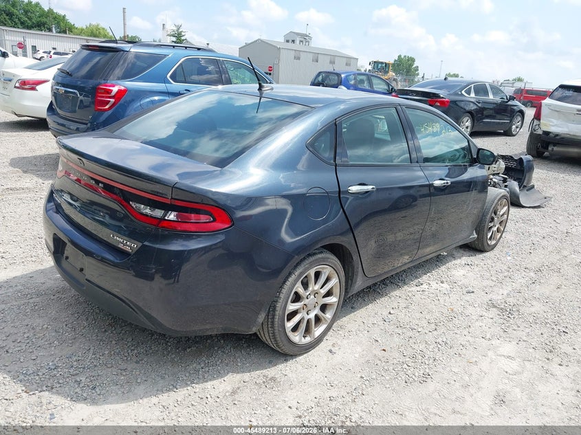 Vin: 1c3cdfcb8ed675245, lot: 45987410, dodge dart limited 20144