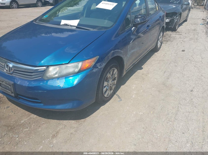 2012 HONDA CIVIC SEDAN 1.8L I-4 VVT, 140HP