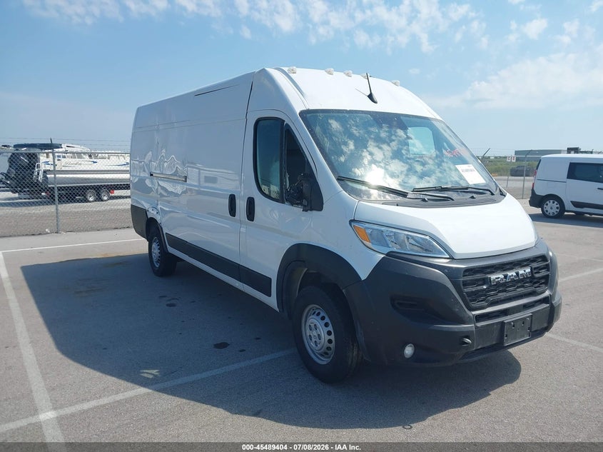 Vin: 3c6mrvjg9se530419, lot: 45987601, ram promaster 3500 cargo van tradesman high roof 159 wb ext 2025 img_1